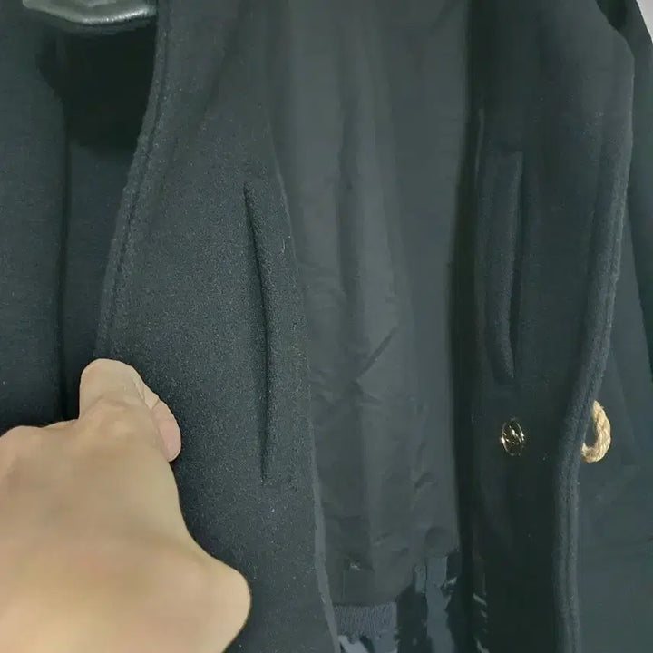 [BUNJANG] PEARLY GATES Black Toggle Coat / PEARLY GATES 파리게이츠  검정색 떡볶이 코트 100