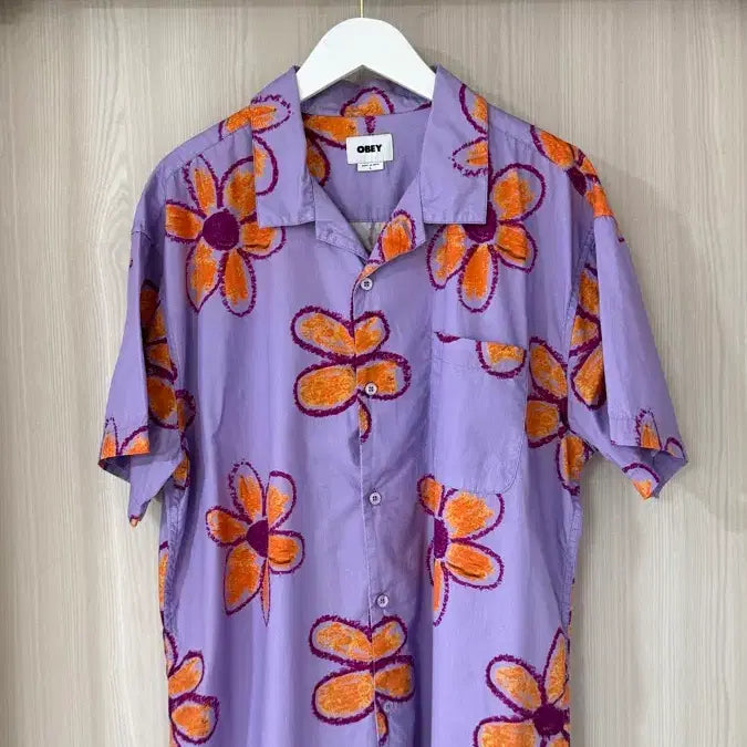 [BUNJANG] OBEY Short Sleeve Shirt L / 오베이 반팔셔츠 L