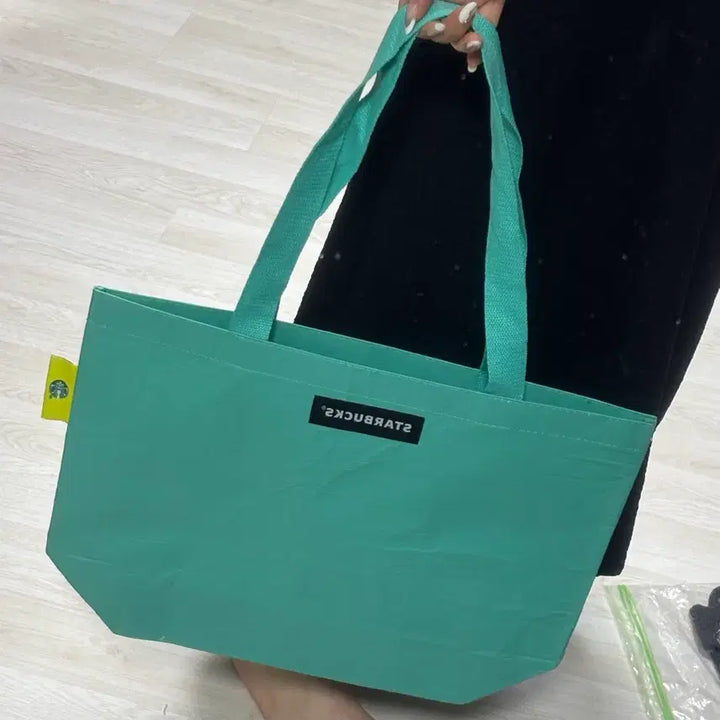 [BUNJANG] Starbucks Mint Eco-bag / 새상품 해외 스타벅스 굿즈 민트 에코백
