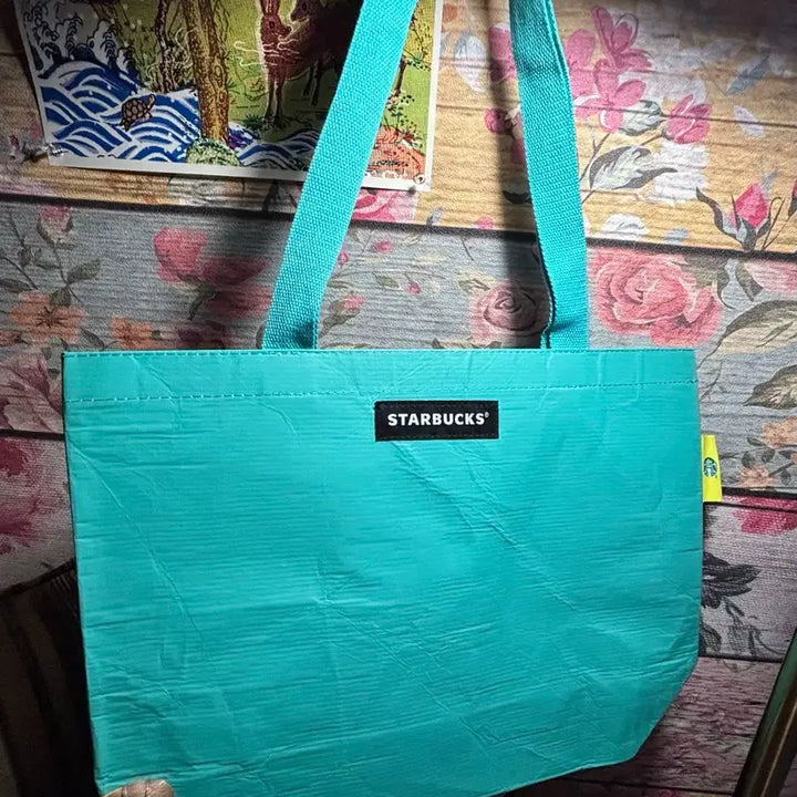 [BUNJANG] Starbucks Mint Eco-bag / 새상품 해외 스타벅스 굿즈 민트 에코백