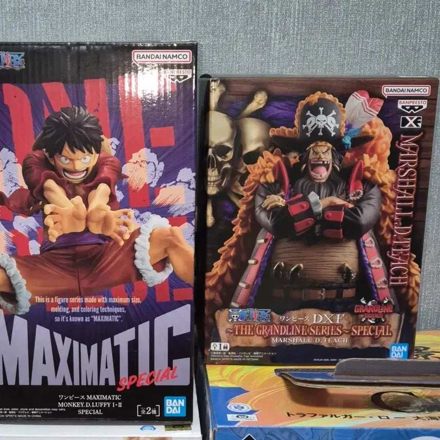 [BUNJANG] One Piece Luffy MAXIMATIC &amp; Blackbeard DXF Figures / 원피스 루피 MAXIMATIC &amp; 검은수염 DXF 피규어
