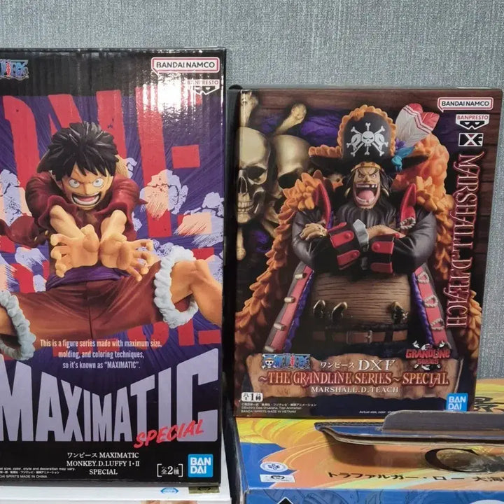 [BUNJANG] One Piece Luffy MAXIMATIC &amp; Blackbeard DXF Figures / 원피스 루피 MAXIMATIC &amp; 검은수염 DXF 피규어