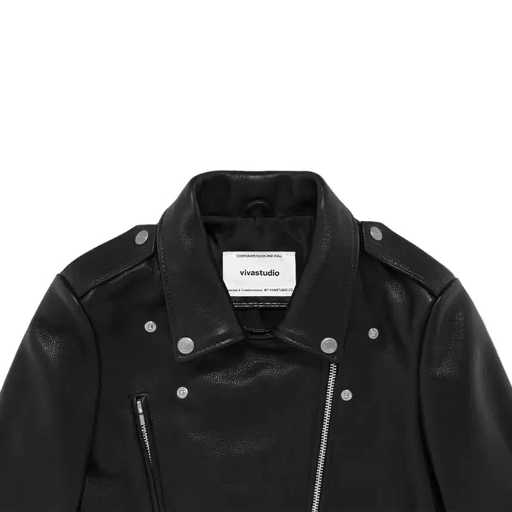 [BUNJANG] Vivastudio Rider Leather Jacket / Vivastudio 라이더스 레더 자켓
