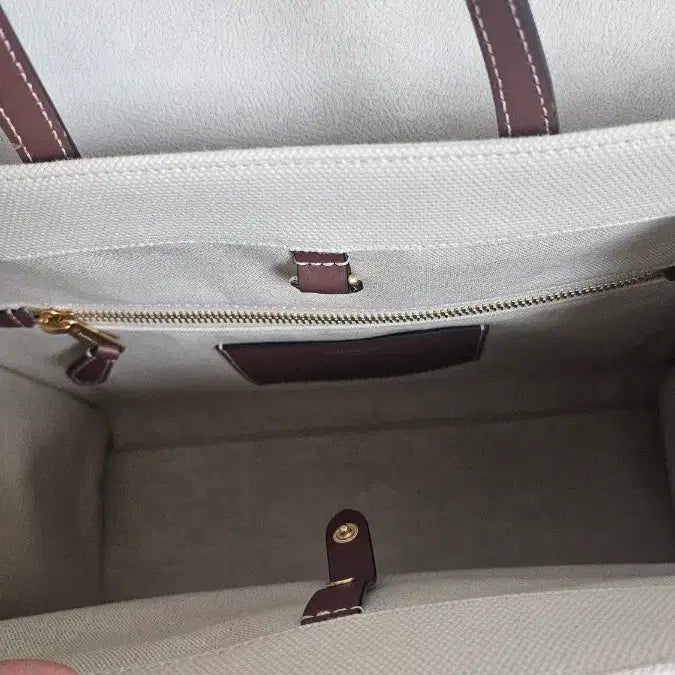[BUNJANG] Burberry Freya Canvas Dot Bag Medium / 버버리 프레야 캔버스 도트백 미디엄