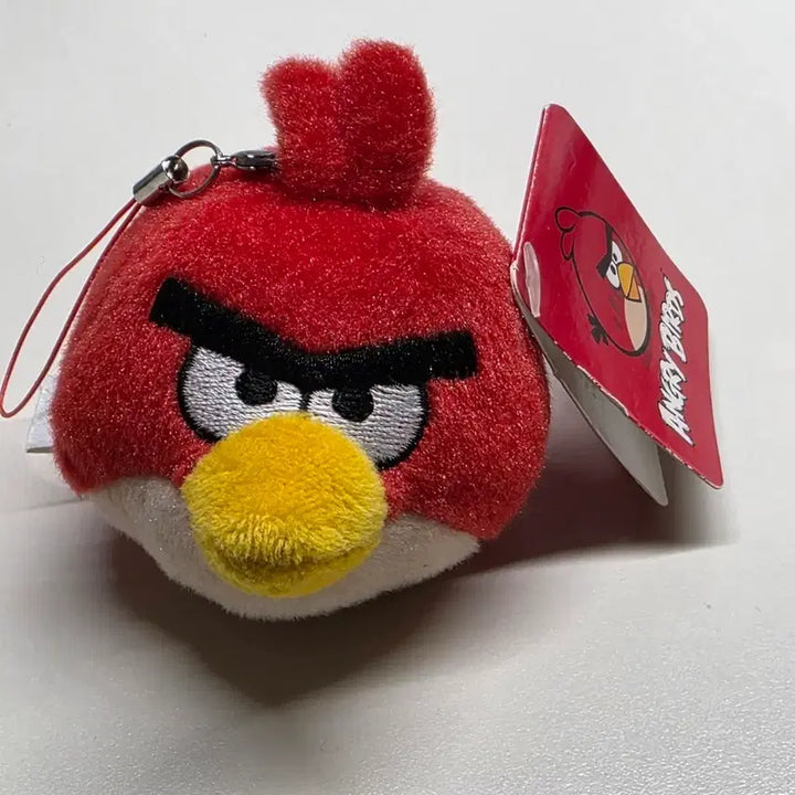 [BUNJANG] Angry Birds Red Bird Plush Keyring / 앵그리버드 빨간새 인형 키링 줄고리