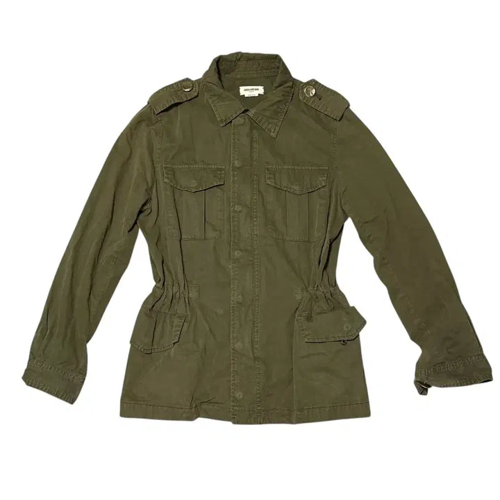 [SOLD OUT] 쟈딕앤볼테르 등판 해골 엔젤 자수 밀리터리 야상