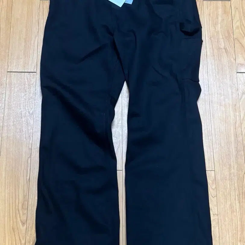 [BUNJANG] Arban Ruthus Sagging Flare Pants - Solid Black / [4] 아르반 루터스 새깅 플레어 팬츠_솔리드 블랙