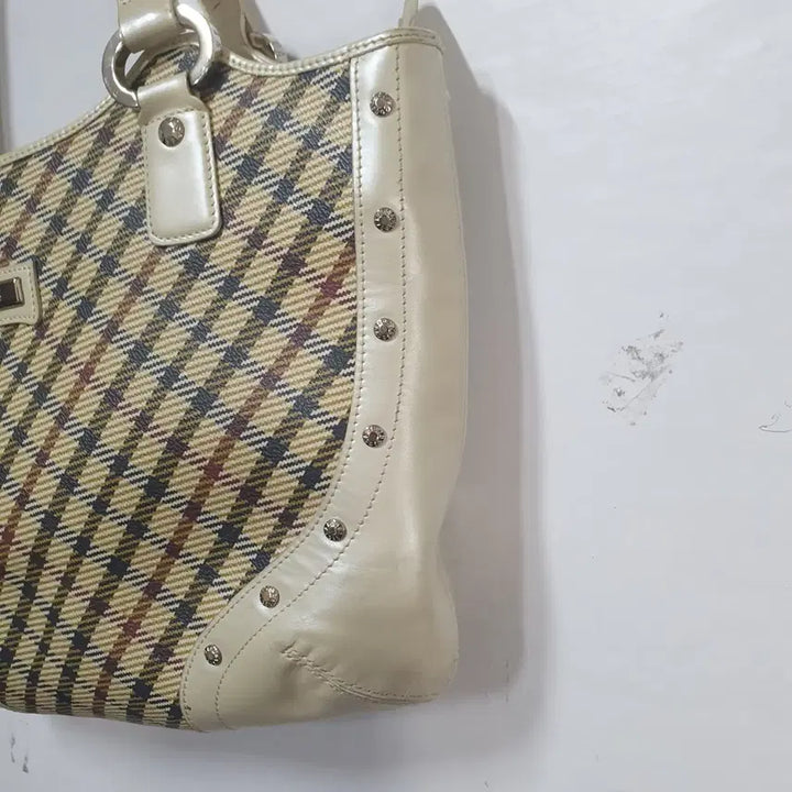 [BUNJANG] Daks Check Pattern Tote Bag / 닥스 체크 패턴 토트백