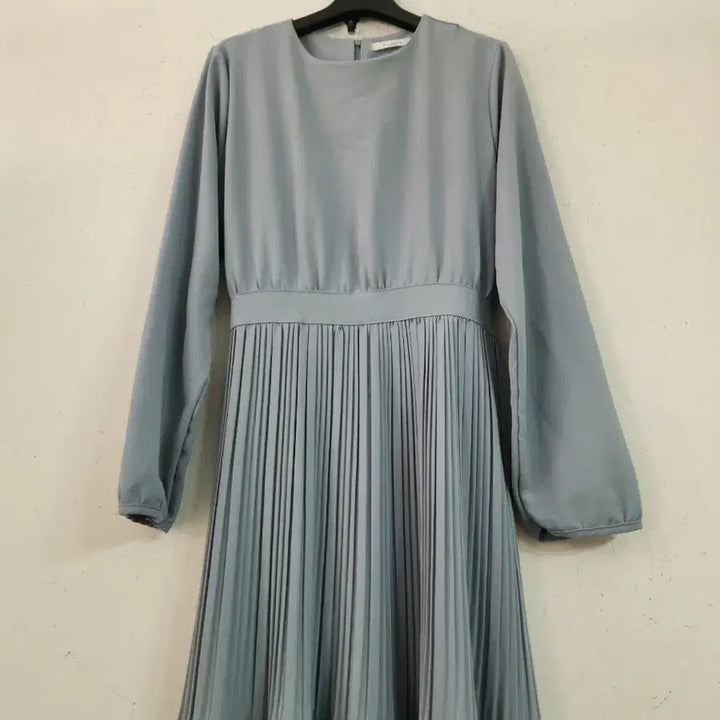 [SOLD OUT] 블루톤 롱 플리츠 원피스55