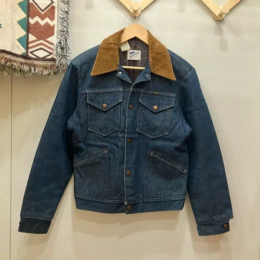 [BUNJANG] 80s Wrangler Blanket Denim Jacket / 80s wrangler jr720nv 랭글러 블랭킷 데님 자켓