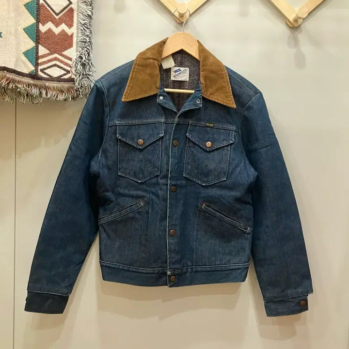[BUNJANG] 80s Wrangler Blanket Denim Jacket / 80s wrangler jr720nv 랭글러 블랭킷 데님 자켓