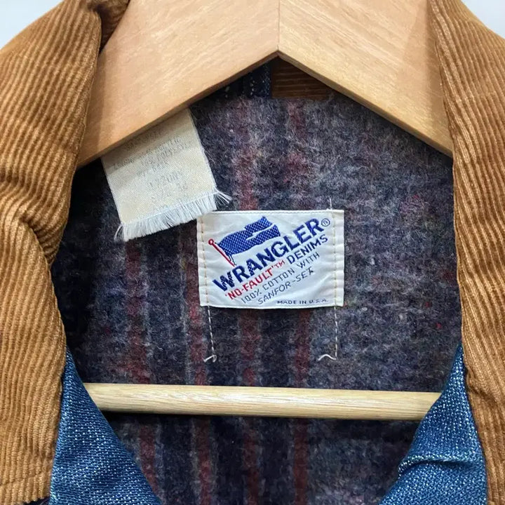 [BUNJANG] 80s Wrangler Blanket Denim Jacket / 80s wrangler jr720nv 랭글러 블랭킷 데님 자켓