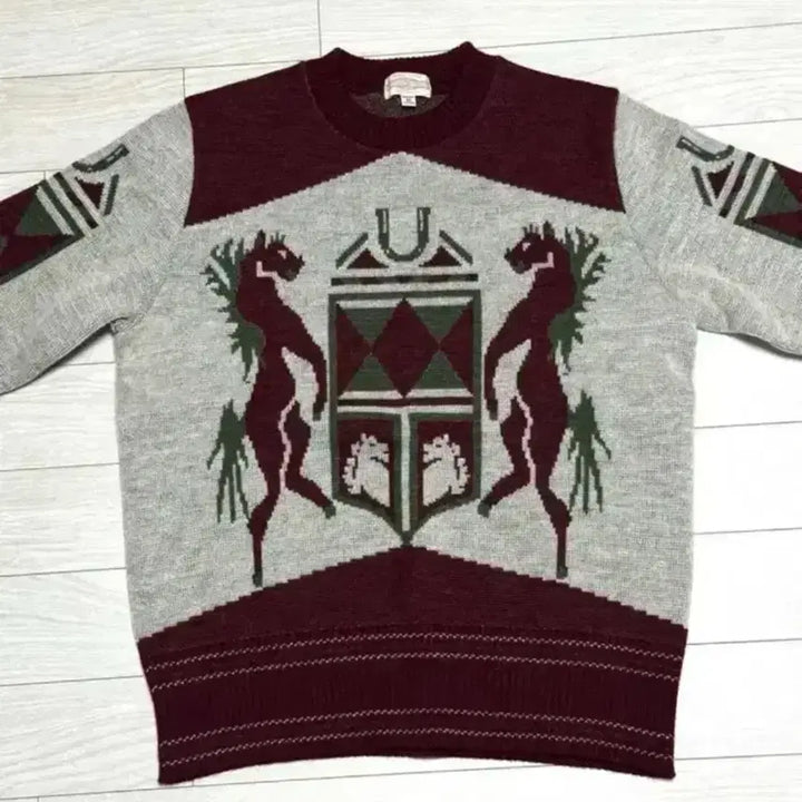 [BUNJANG] Atelier K Crest Knit 44 / 엣라코 크레스트 니트 44