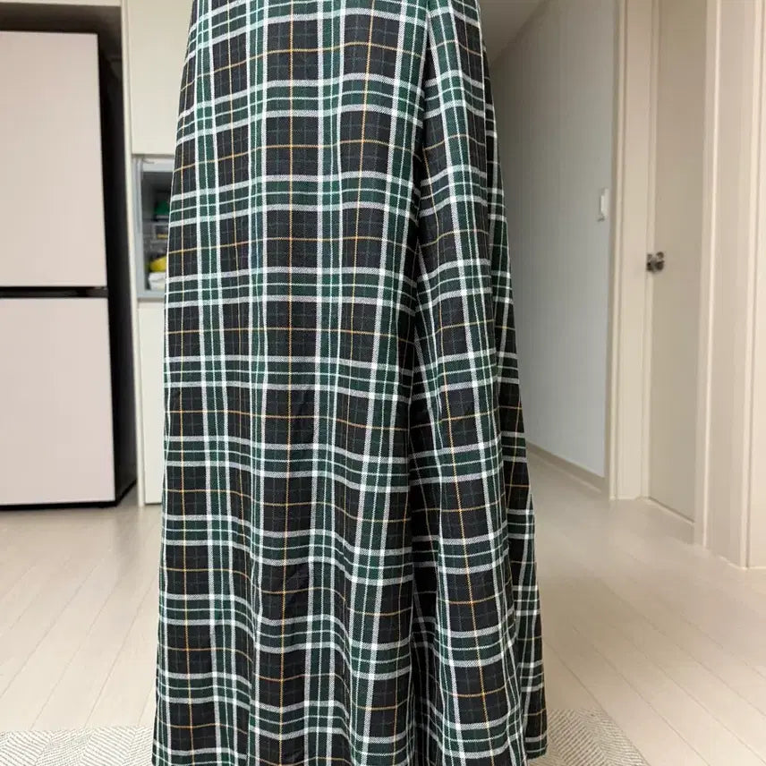 [BUNJANG] ZARA Check Pattern Sleeveless Long Dress / ZARA/자라 체크 패턴 민소매 롱 원피스