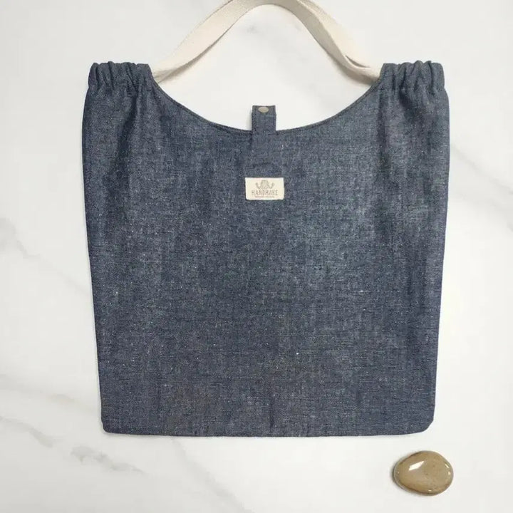 [BUNJANG] Handmade Denim Shirring Eco Bag / 핸드메이드 데님 셔링 에코백 가방