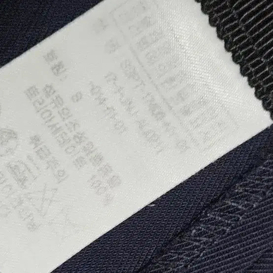 [BUNJANG] Della Lana Navy Wrap Style Wide Slacks / della lana 네이비 랩 스타일 와이드 슬랙스