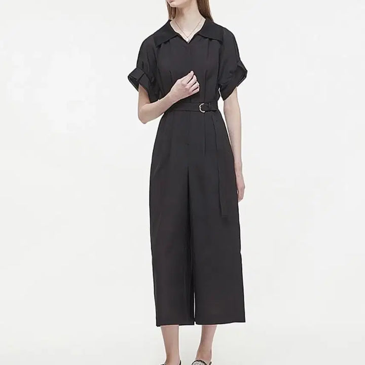 [BUNJANG] ZOOC Belted Jumpsuit - Black / ZOOC 주크 22 벨티드 점프수트 66
