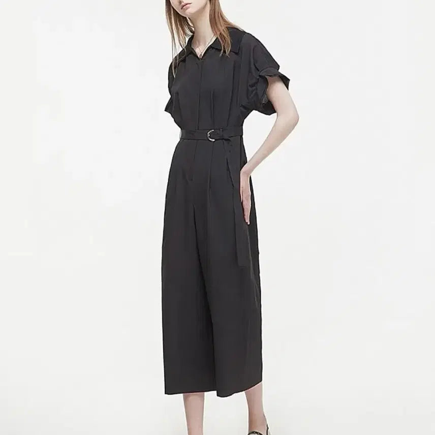 [BUNJANG] ZOOC Belted Jumpsuit - Black / ZOOC 주크 22 벨티드 점프수트 66