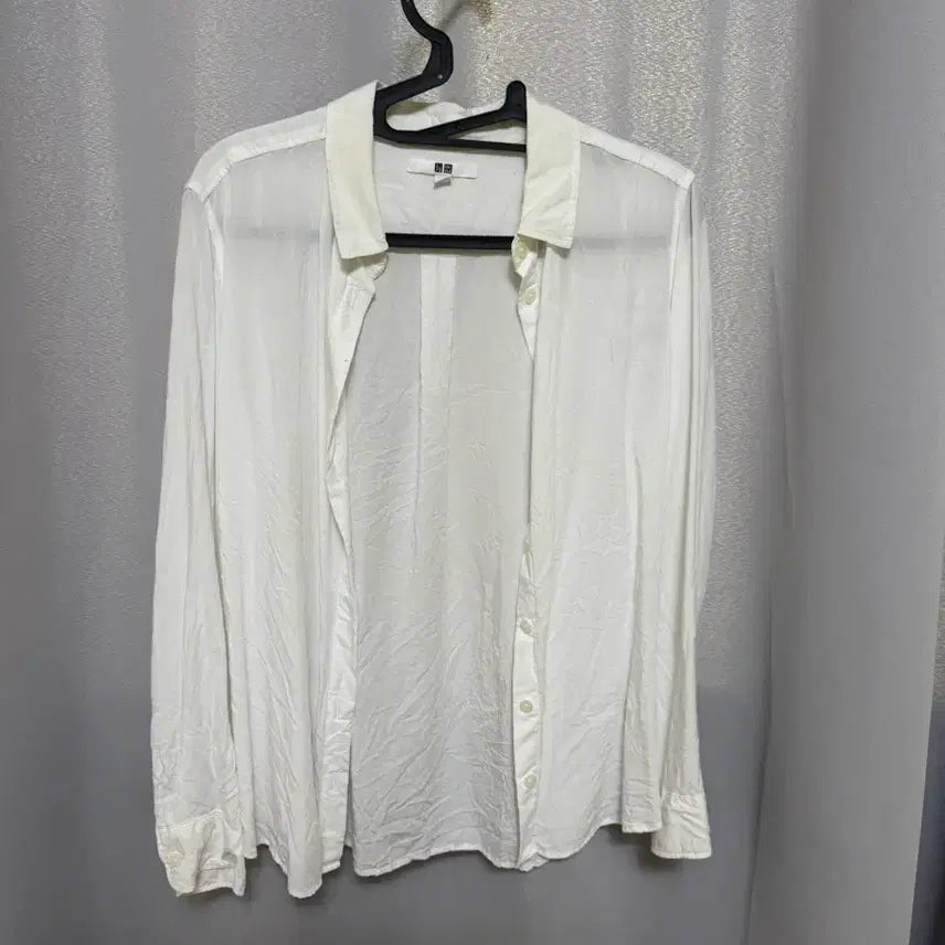 [BUNJANG] Uniqlo White Shirt L / 유니클로 화이트 셔츠 L