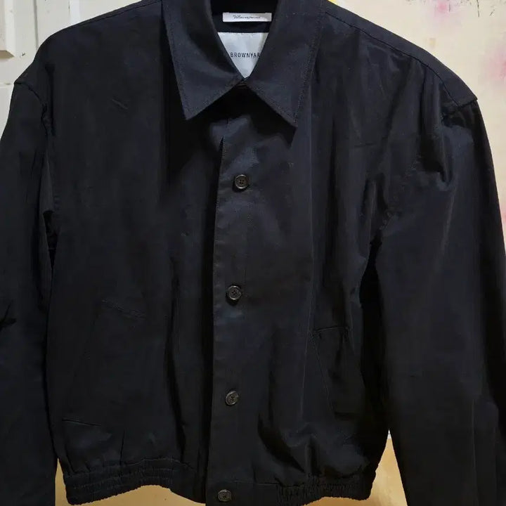[BUNJANG] Brown Yard Blouson (3) Black / 브라운야드 셔츠 블루종 (3) 블랙