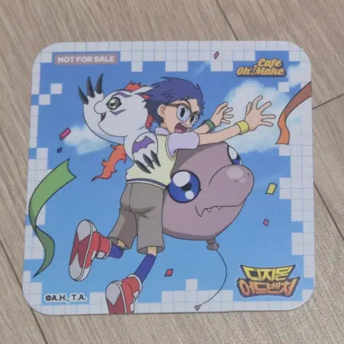 [BUNJANG] Digimon Drink Coaster Set / 음료 코스터 정석 - 디지몬