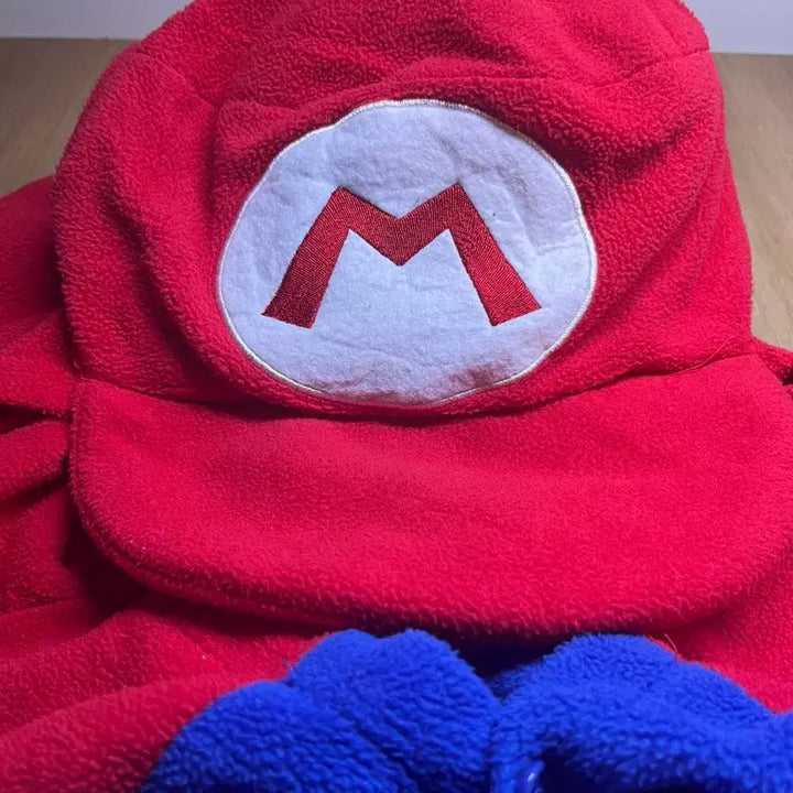 [BUNJANG] Super Mario Costume Rental - XL Size / 2벌)슈퍼마리오 잠옷 졸업사진 체육대회 반티대여