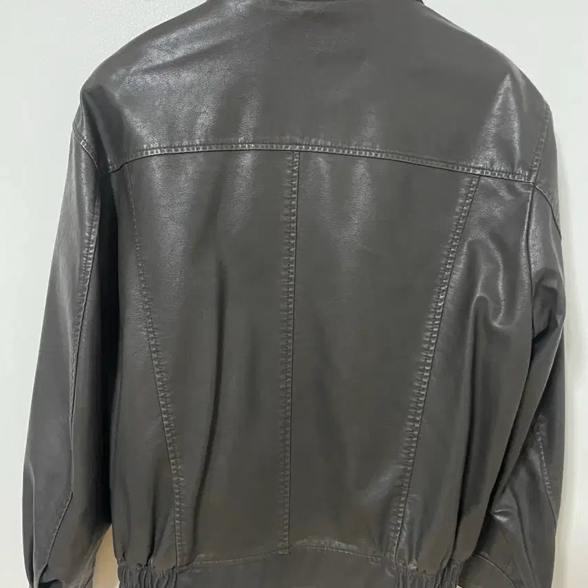 [BUNJANG] Sperone Brown Leather Jacket L / 스페로네 브라운 레더 자켓 L