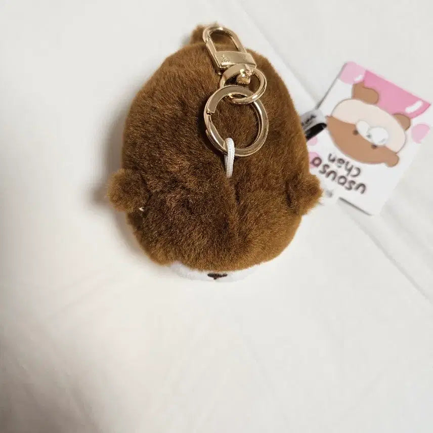 [BUNJANG] Woosoo Woosoo Chan Otter Plush Keyring Bag Charm / 우소우소짱 수달 인형 키링 가방 참 장식 빽꾸