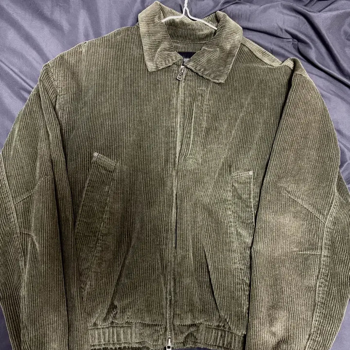 [BUNJANG] 2WAY Cropped Corduroy Drizzler Jacket - M / 2WAY 크롭 코듀로이 드리즐러 자켓 M