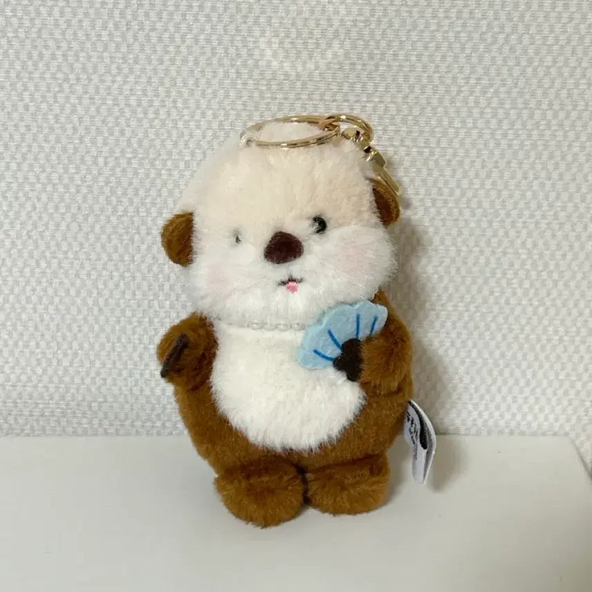 [BUNJANG] Woosowoosso Otter Plush Keychain / 우소우소짱 해달 키링인형