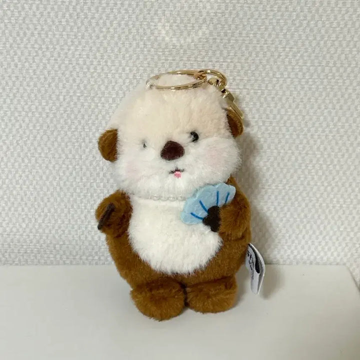 [BUNJANG] Woosowoosso Otter Plush Keychain / 우소우소짱 해달 키링인형