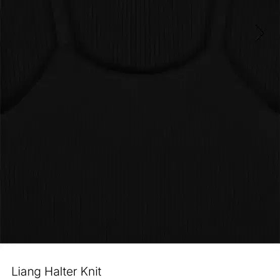 [BUNJANG] Lilykots Halter Knit Top / 릴리코츠 홀더 니트
