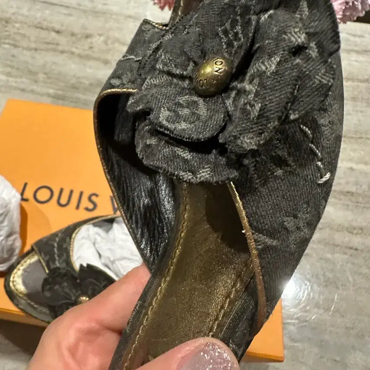 [BUNJANG] Louis Vuitton Denim Mules / 루이비통데님뮬정품