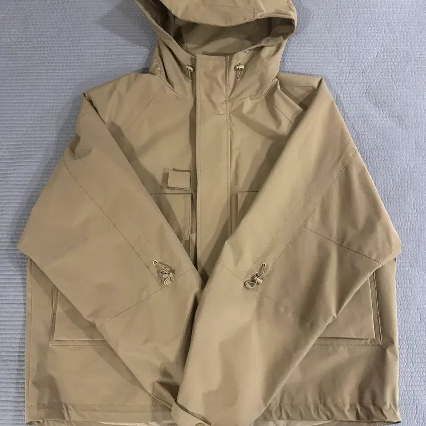 [BUNJANG] Solid Homme 23 Season Beige Shell Parka (Size 52) / 솔리드옴므 23시즌 베이지 쉘파카 52사이즈