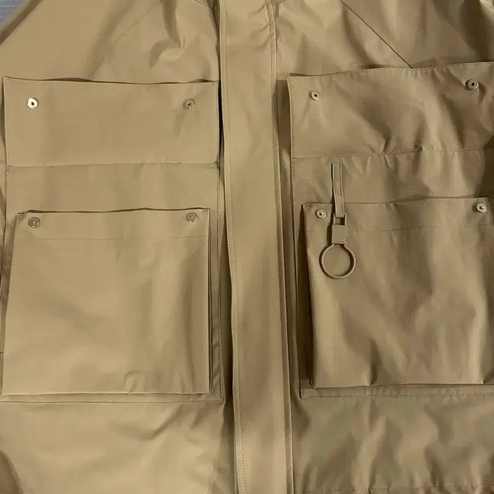 [BUNJANG] Solid Homme 23 Season Beige Shell Parka (Size 52) / 솔리드옴므 23시즌 베이지 쉘파카 52사이즈