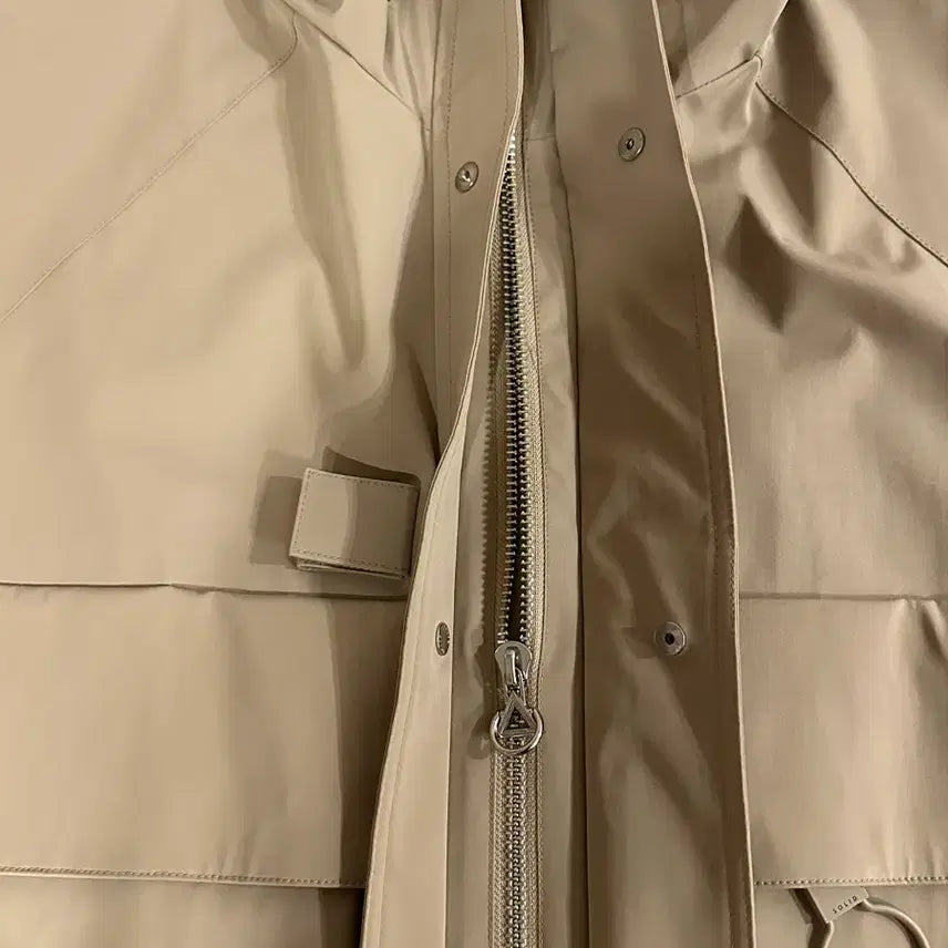 [BUNJANG] Solid Homme 23 Season Beige Shell Parka (Size 52) / 솔리드옴므 23시즌 베이지 쉘파카 52사이즈