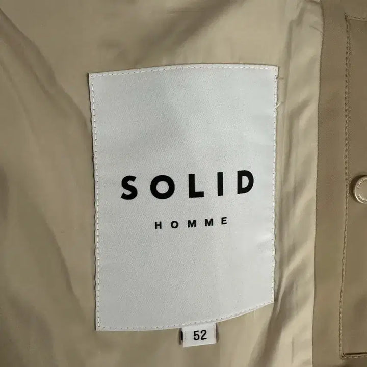 [BUNJANG] Solid Homme 23 Season Beige Shell Parka (Size 52) / 솔리드옴므 23시즌 베이지 쉘파카 52사이즈