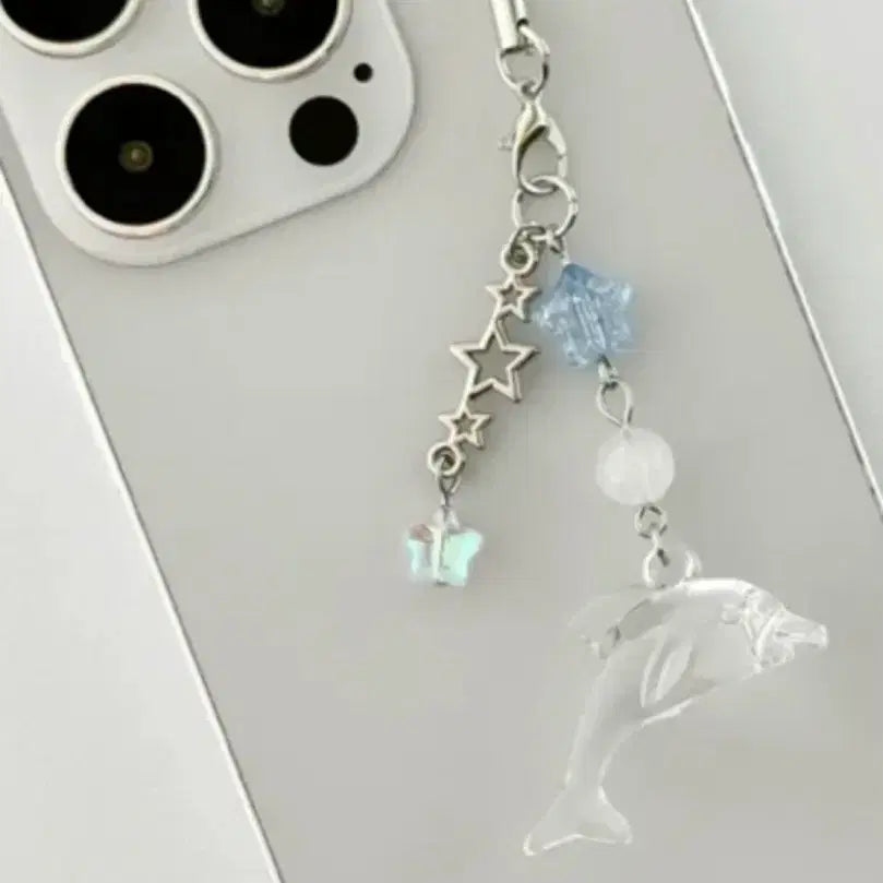 [SOLD OUT] 돌고래키링 핸드폰고리 에어팟키링