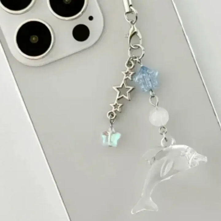 [SOLD OUT] 돌고래키링 핸드폰고리 에어팟키링