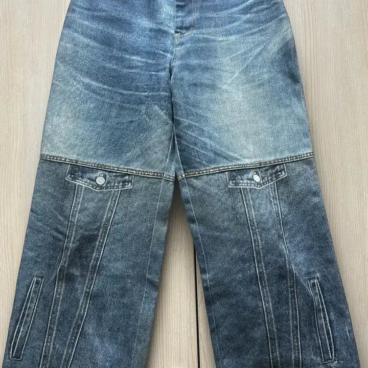 [SOLD OUT] 앤더슨벨 유니섹스 커스텀 라이크 프린티드 데님 팬츠