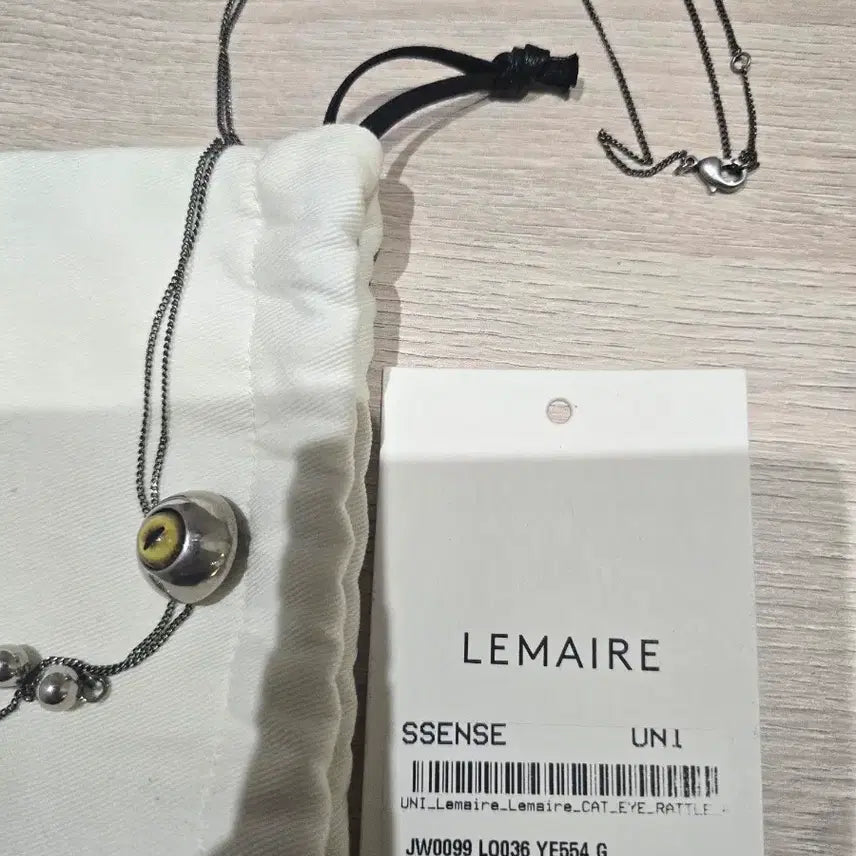 [BUNJANG] Lemaire Cat Eye Bolo Tie / 르메르 캣아이 볼로타이