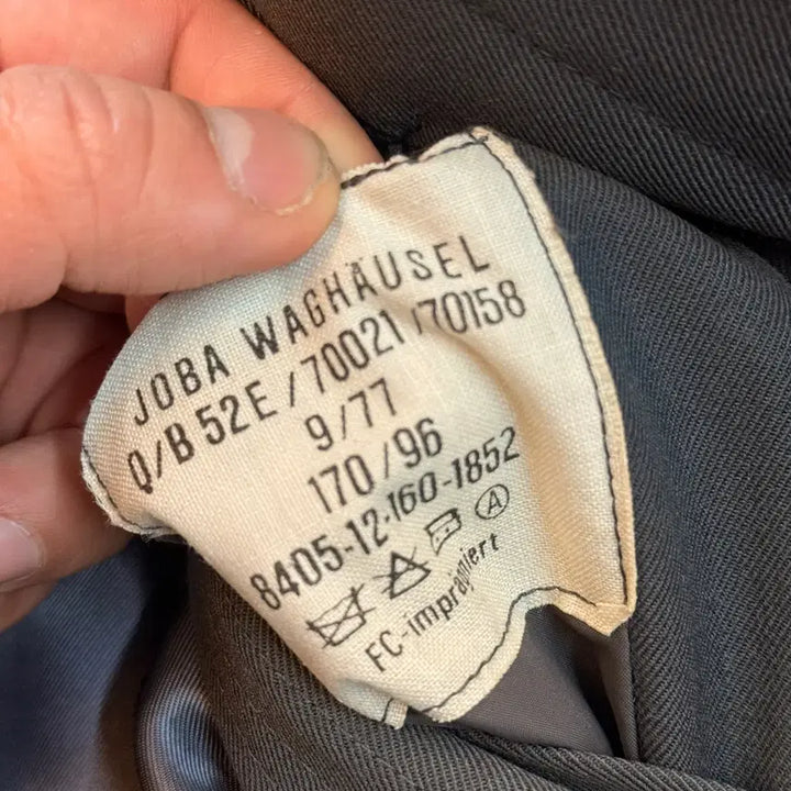 [BUNJANG] Geoffrey B. Small German Army Coat Reworked Jacket / 제프리 비 스몰 독일군 코트 리워크 코트 자켓 HAND BY ITALY