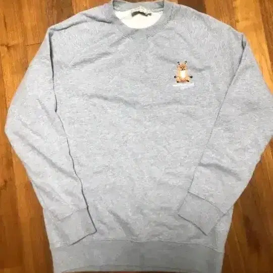[BUNJANG] Maison Kitsuné Fox Patch Sweatshirt Grey XL / 메종키츠네 폭스 패치 맨투맨 그레이 XL