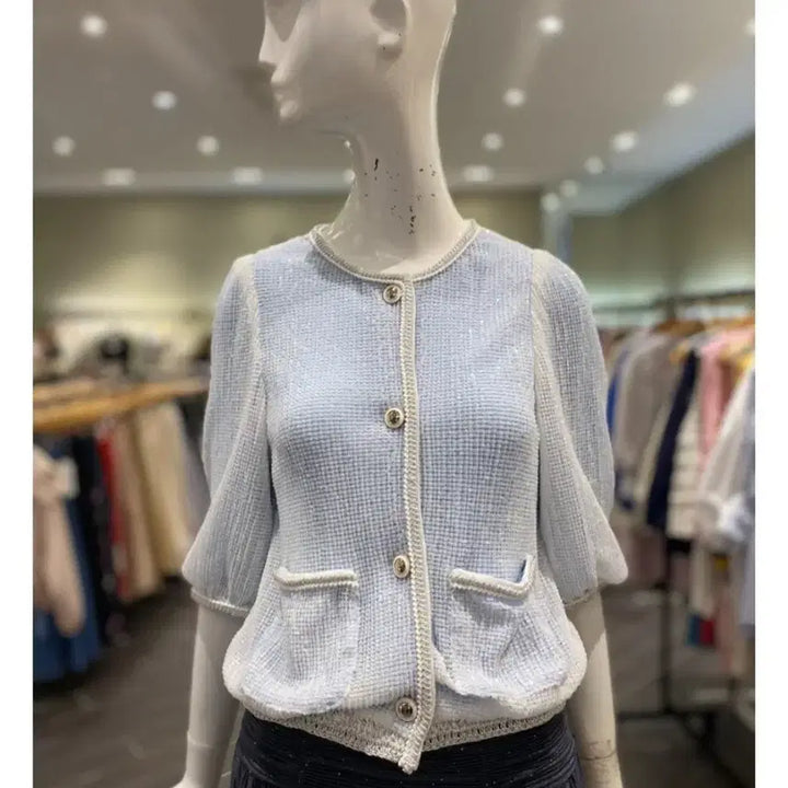 [BUNJANG] Ozzie Coen Sequin Glitter Jacket / 오즈세컨 글리터 자켓