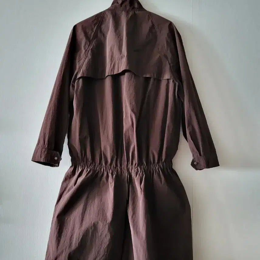[BUNJANG] KUHO Shirred Long Coat / KUHO 구호 셔링 롱코트