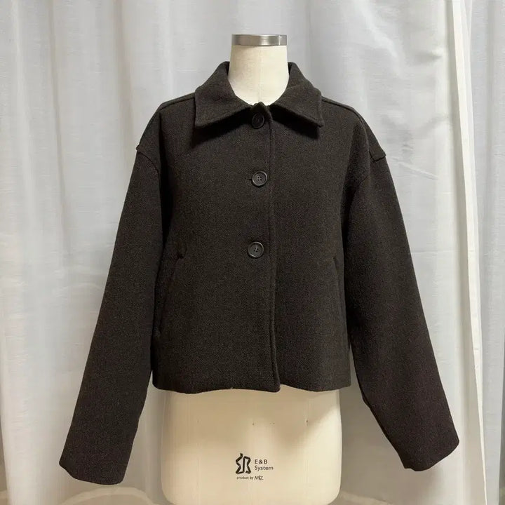 [BUNJANG] Brown Quilted Short Coat / 브라운 누빔 숏 코트