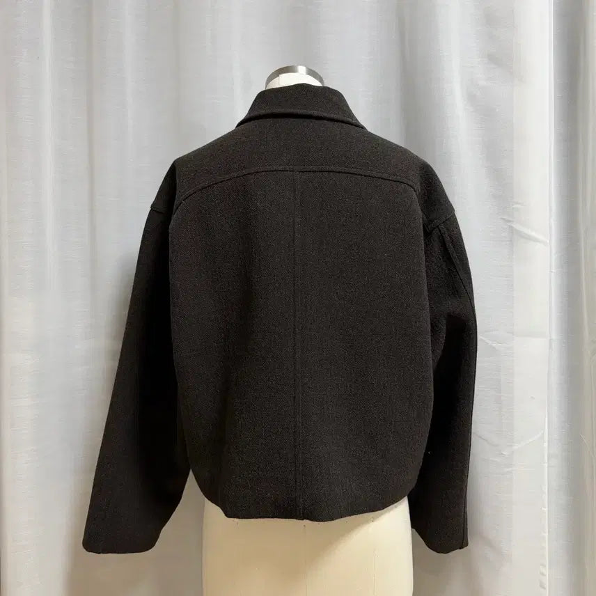 [BUNJANG] Brown Quilted Short Coat / 브라운 누빔 숏 코트