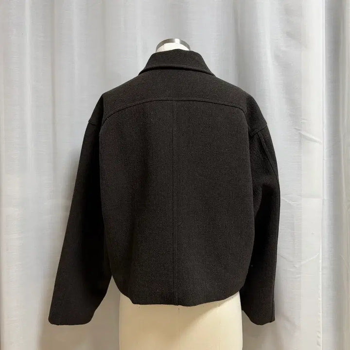 [BUNJANG] Brown Quilted Short Coat / 브라운 누빔 숏 코트