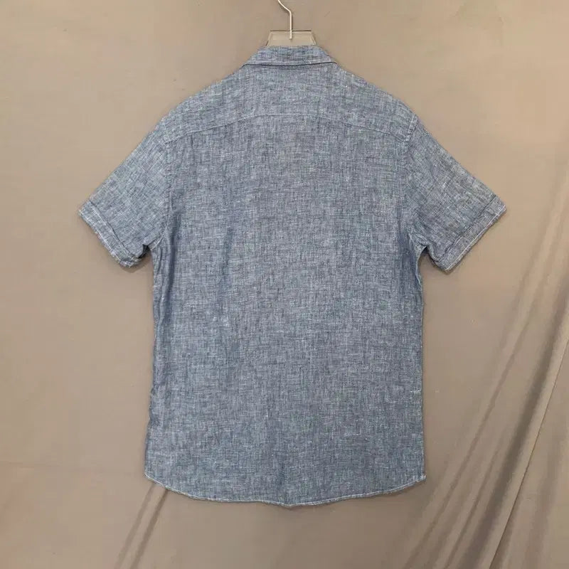 [SOLD OUT] L 헨리코튼 이탈리안 슬림핏 린넨 반팔 셔츠 남방