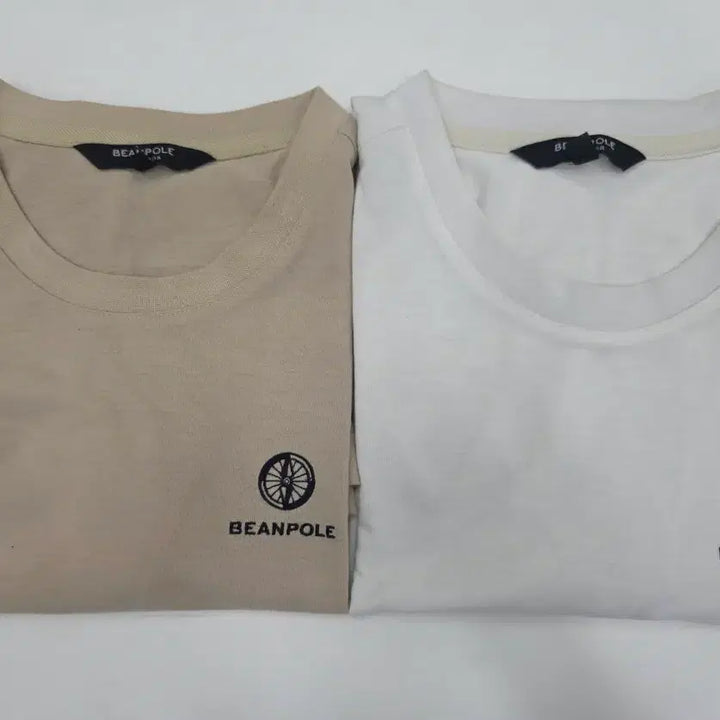 [BUNJANG] Beanpole T-shirt Bundle Set / 빈폴 반팔 화이트&amp;베이지(일괄)